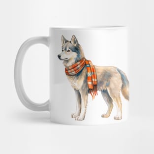 Winter dog Mug